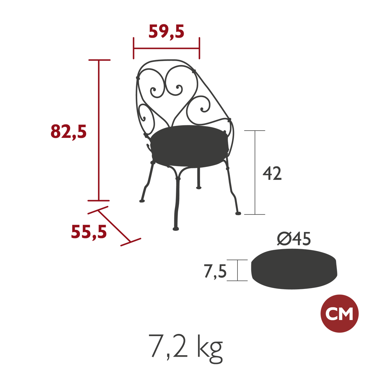 1900 Cabriolet Armchair