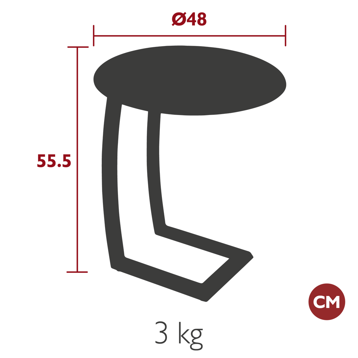 Alize Offset Low Table