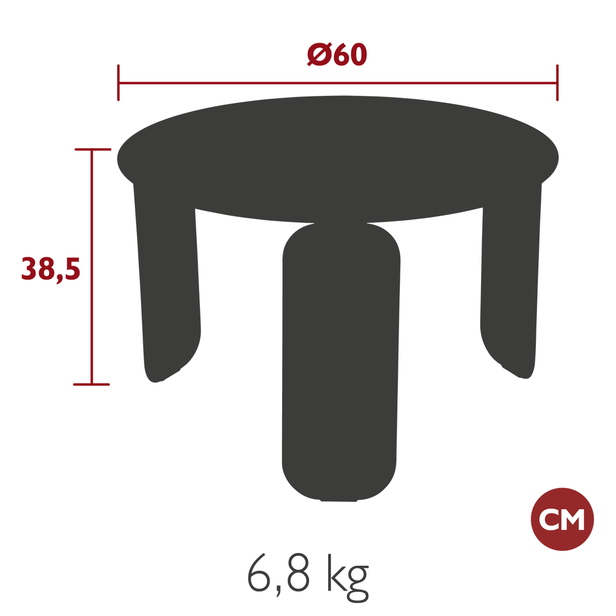 Bebop Low Round Table