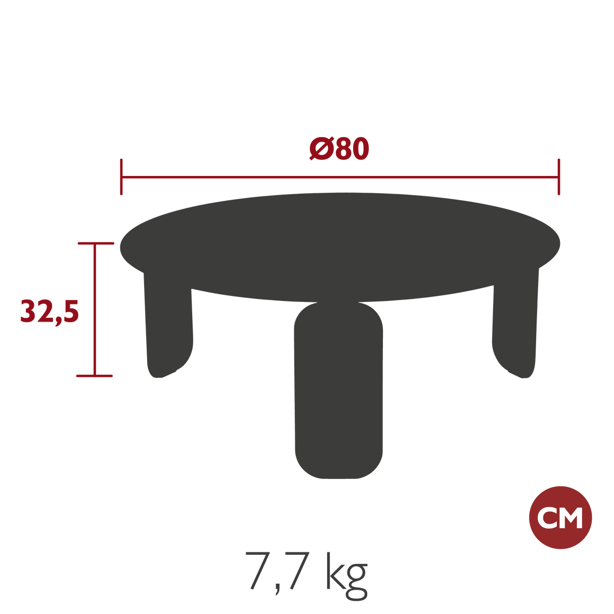 Bebop Low Round Table