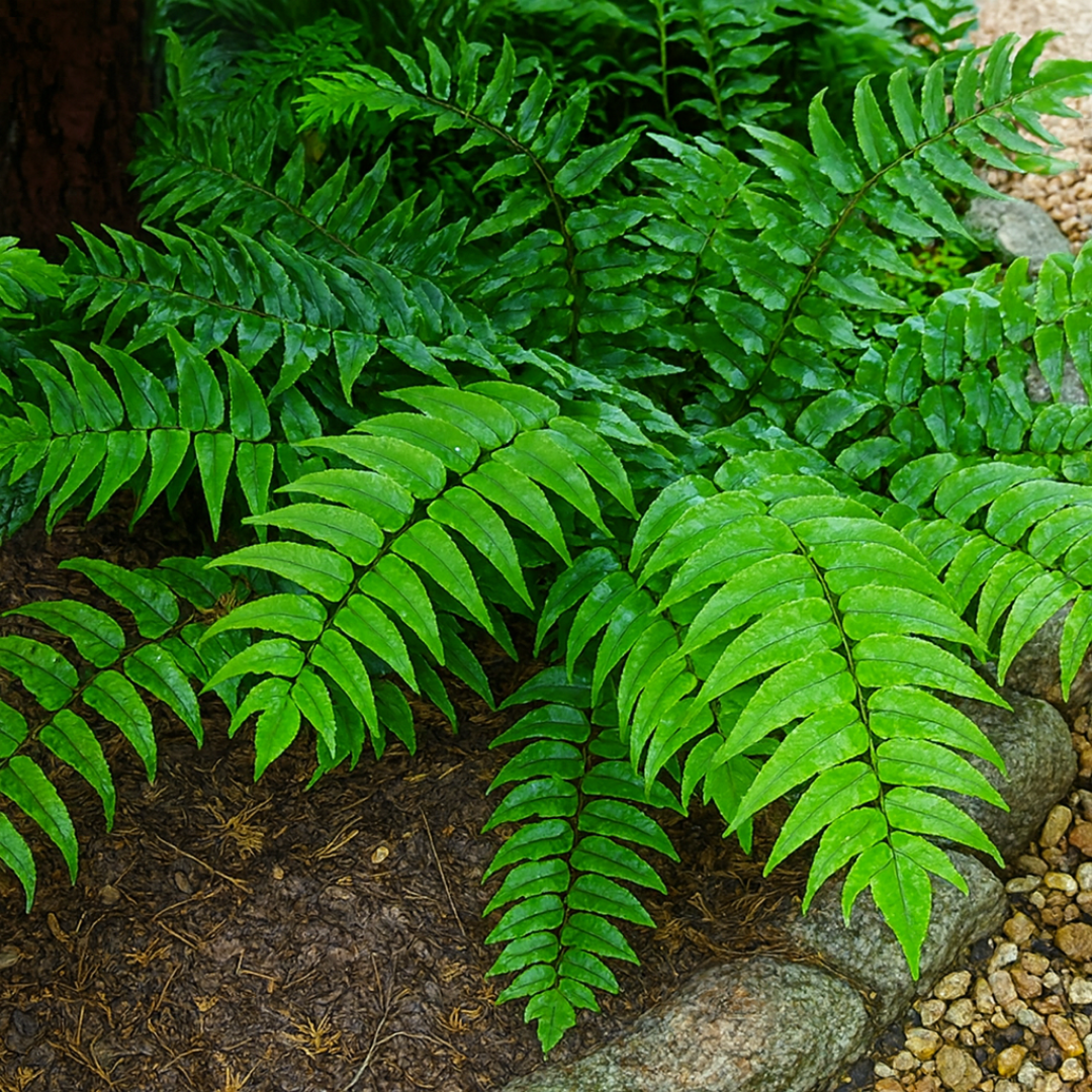 Cyrtomium fortunei from Cedar Nursery, Cobham