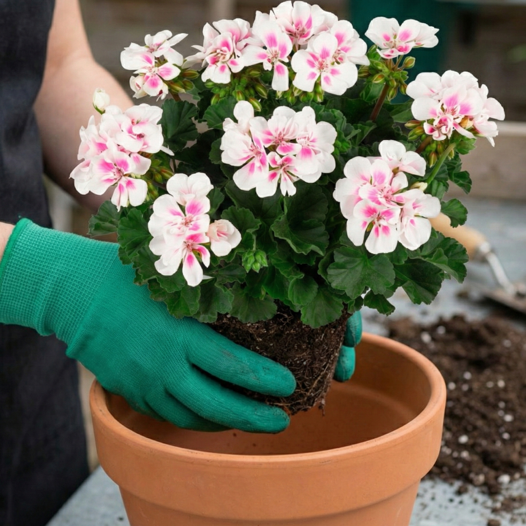 Pelargonium Toscana 'Dolce Vita Stella' (Zonal Geranium) from Cedar Nursery, Cobham
