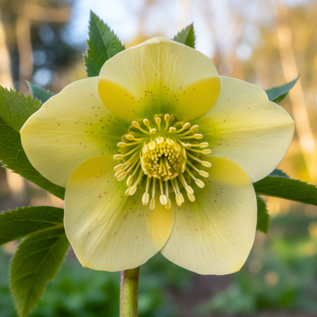 Helleborus x hybridus Winter Sunshine 2L at Cedar Nursery Surrey