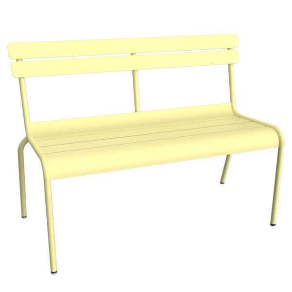 Luxembourg 3-Seater Bench with Backrest