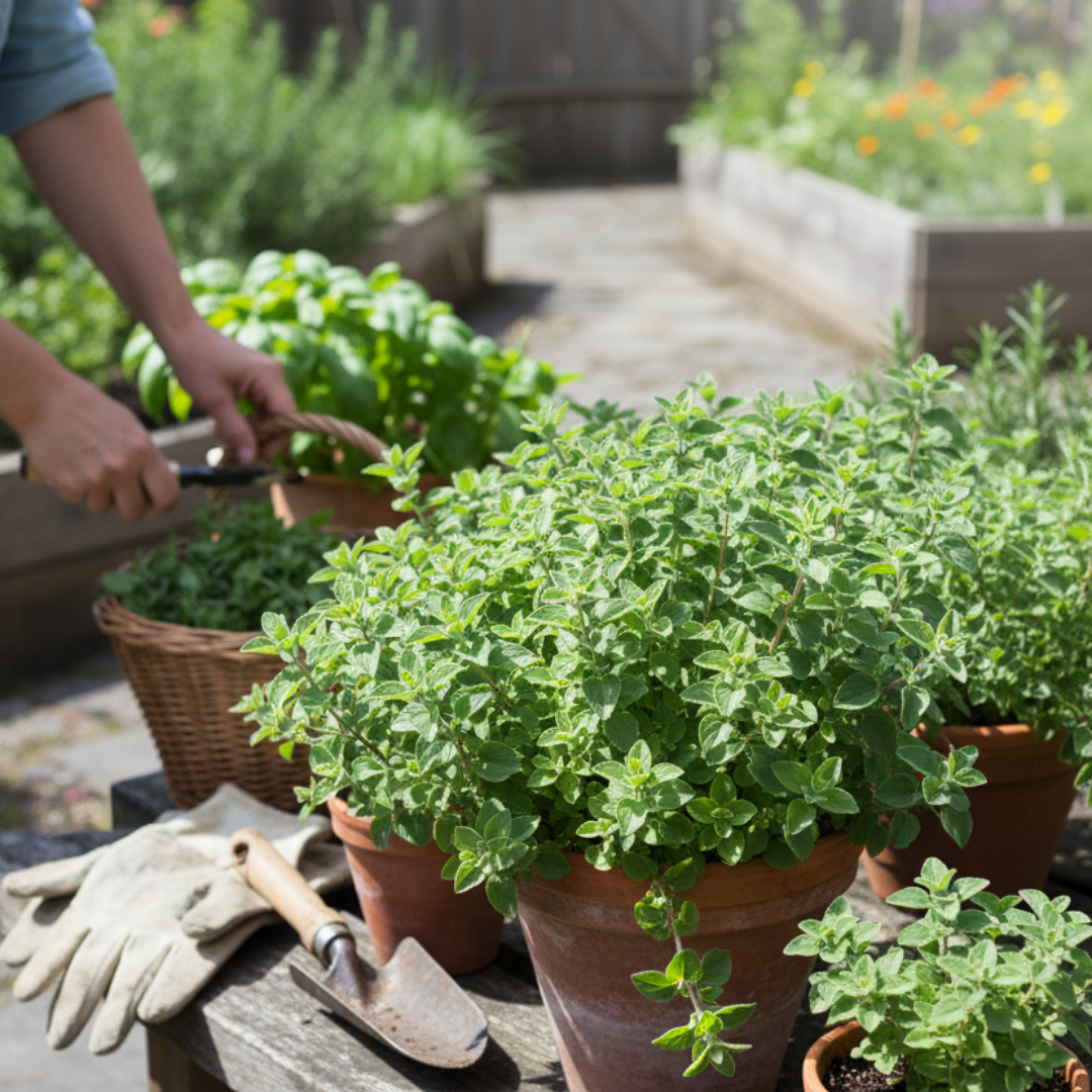 Origanum vulgare Growers Mix 1L at Cedar Nursery Surrey