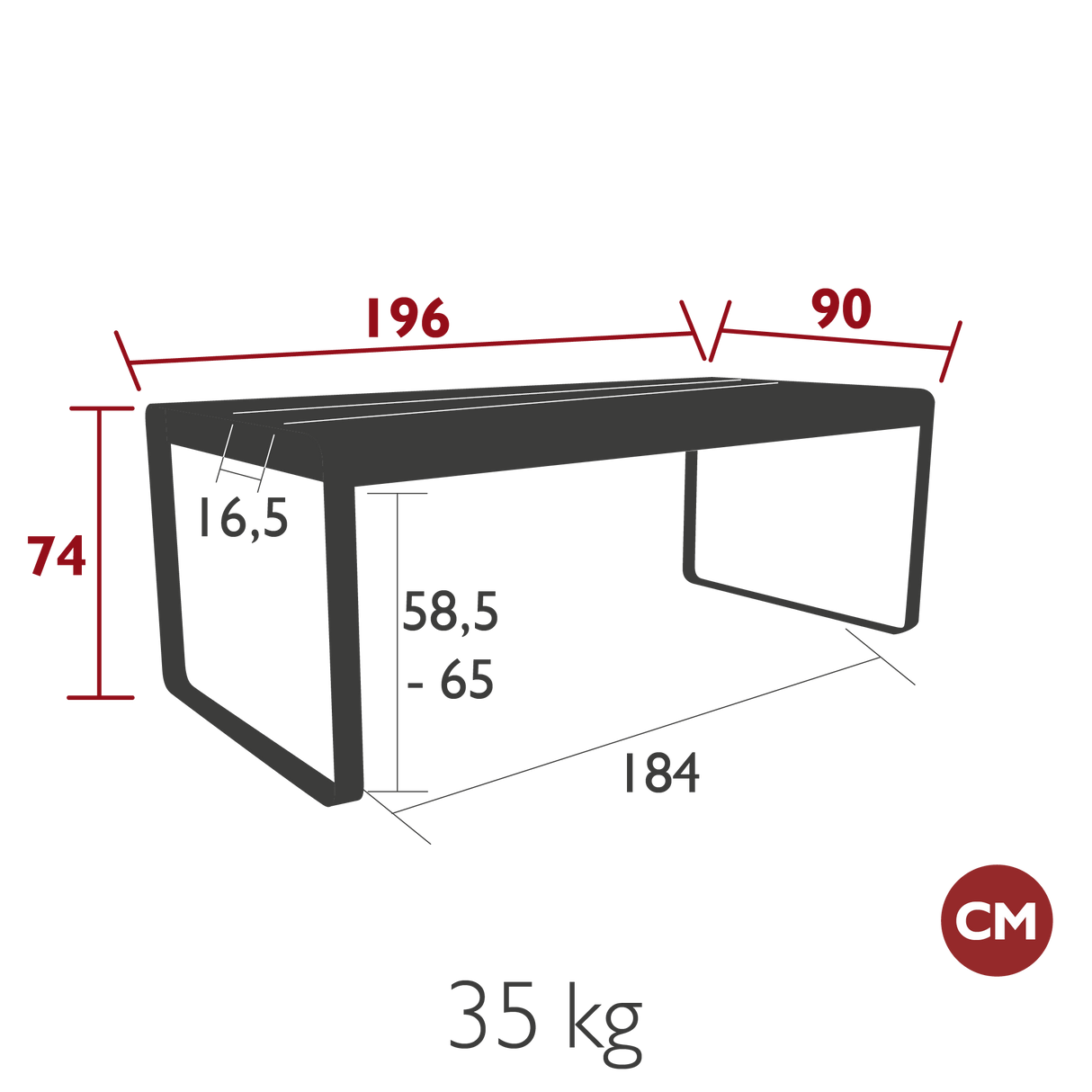 Bellevie Table with Storage