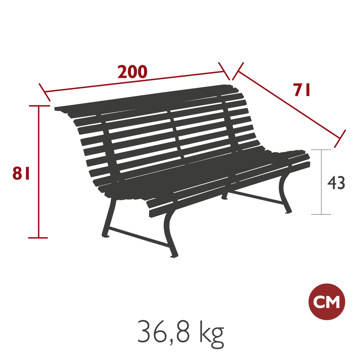 Louisiane Bench