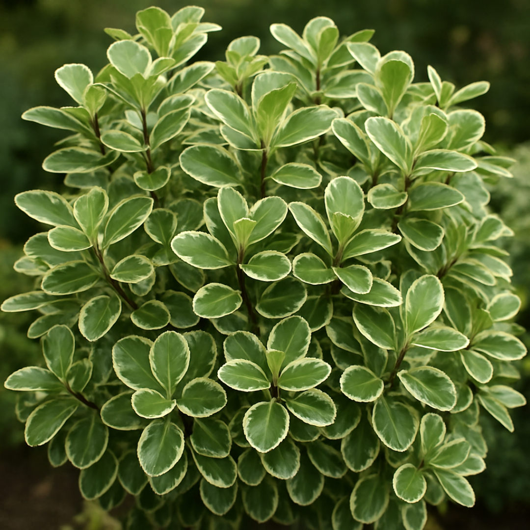 Pittosporum tenuifolium Malahide 3L at Cedar Nursery Surrey