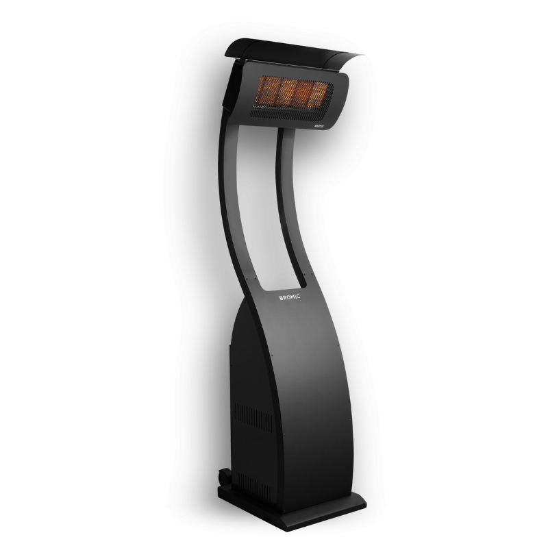 Tungsten Smart-Heat - LPG Portable Bromic Outdoor Heater - Black