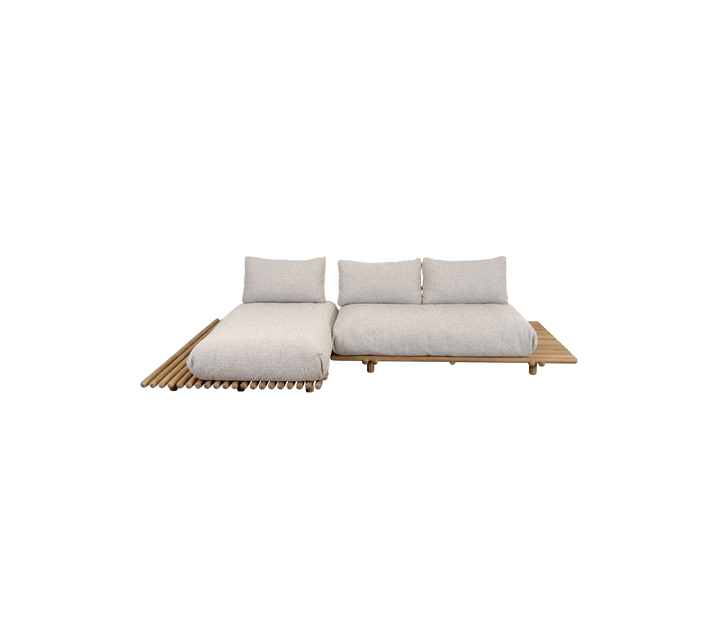 Sticks Platform Modular Sofa with Chaise Lounge