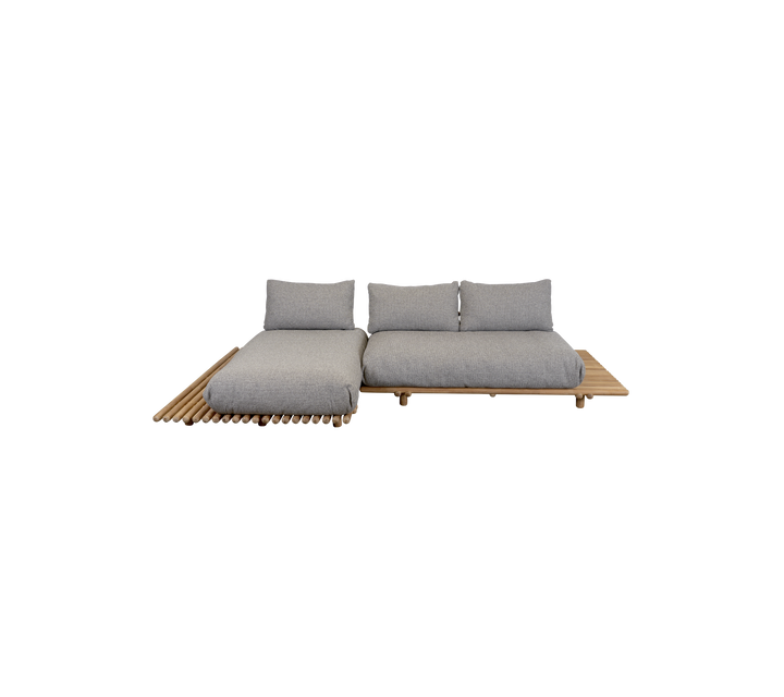 Sticks Platform Modular Sofa with Chaise Lounge