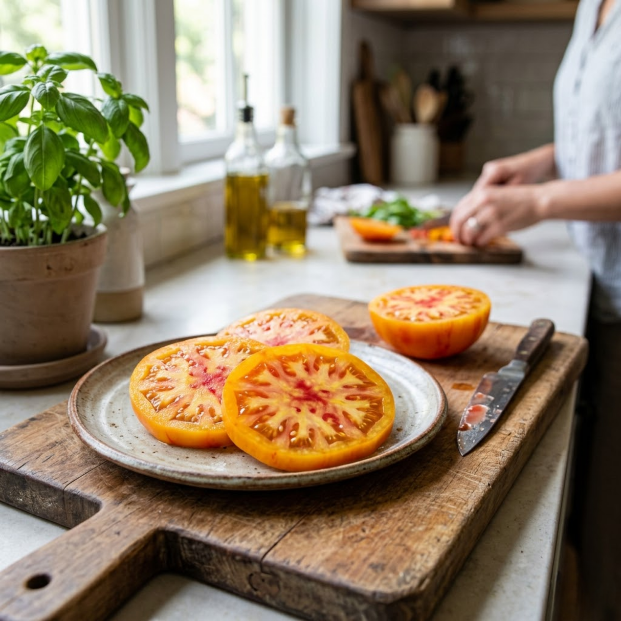 Tomato Buffalosun from Cedar Nursery, Cobham