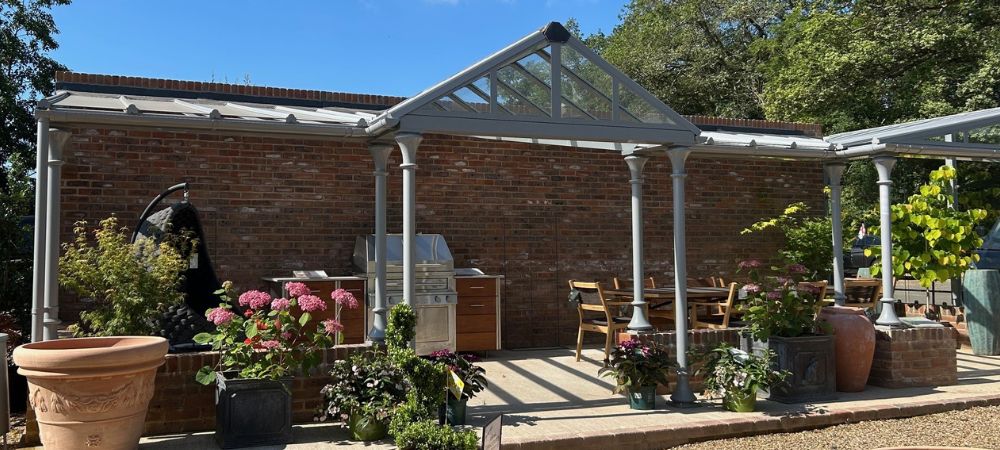Traditional verandah for outdoor living - available from Cedar Nursery