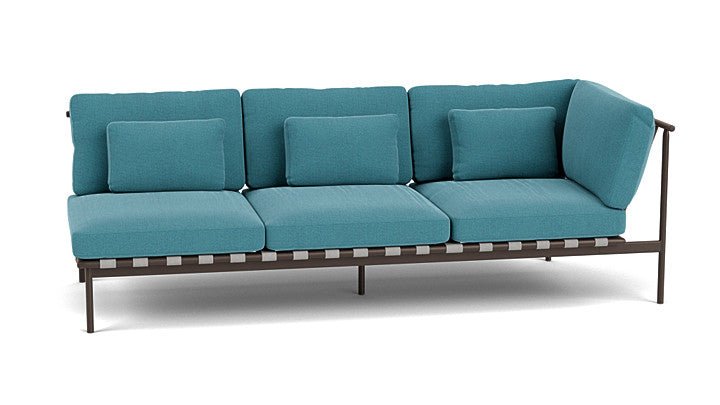 Around Lounge Triple Module with Aluminium Arm - Cedar Nursery - Plants and Outdoor Living