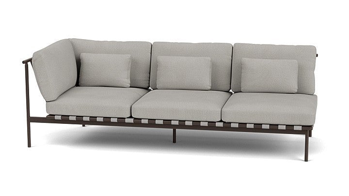 Around Lounge Triple Module with Aluminium Arm - Cedar Nursery - Plants and Outdoor Living