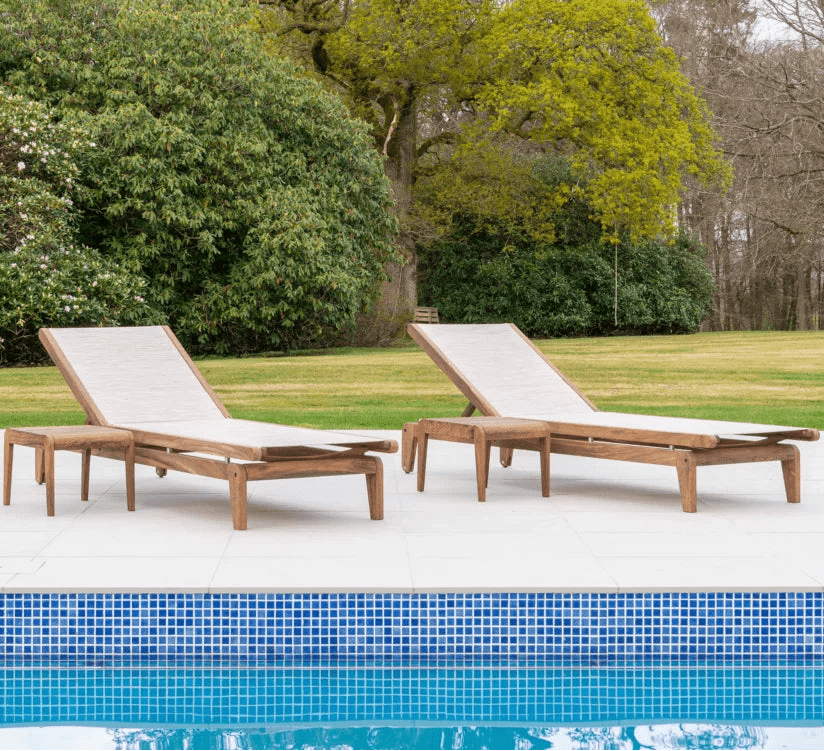 Bolney Sunbed Side Table - Cedar Nursery - Plants and Outdoor Living