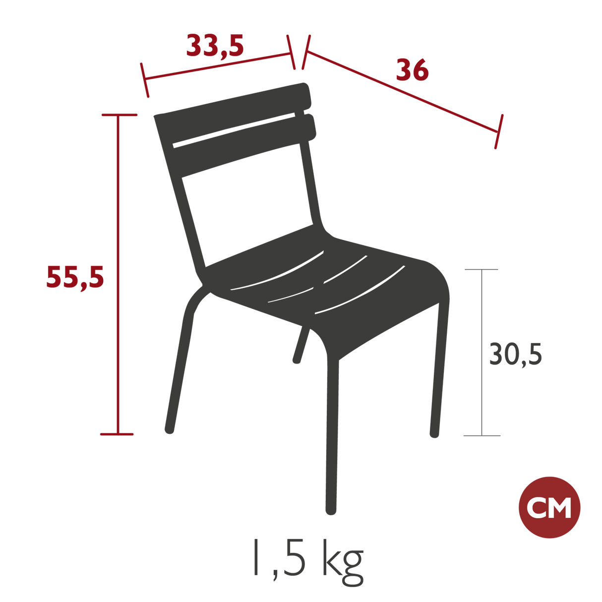 Luxembourg Kid Chair - Cedar Nursery - Plants and Outdoor Living