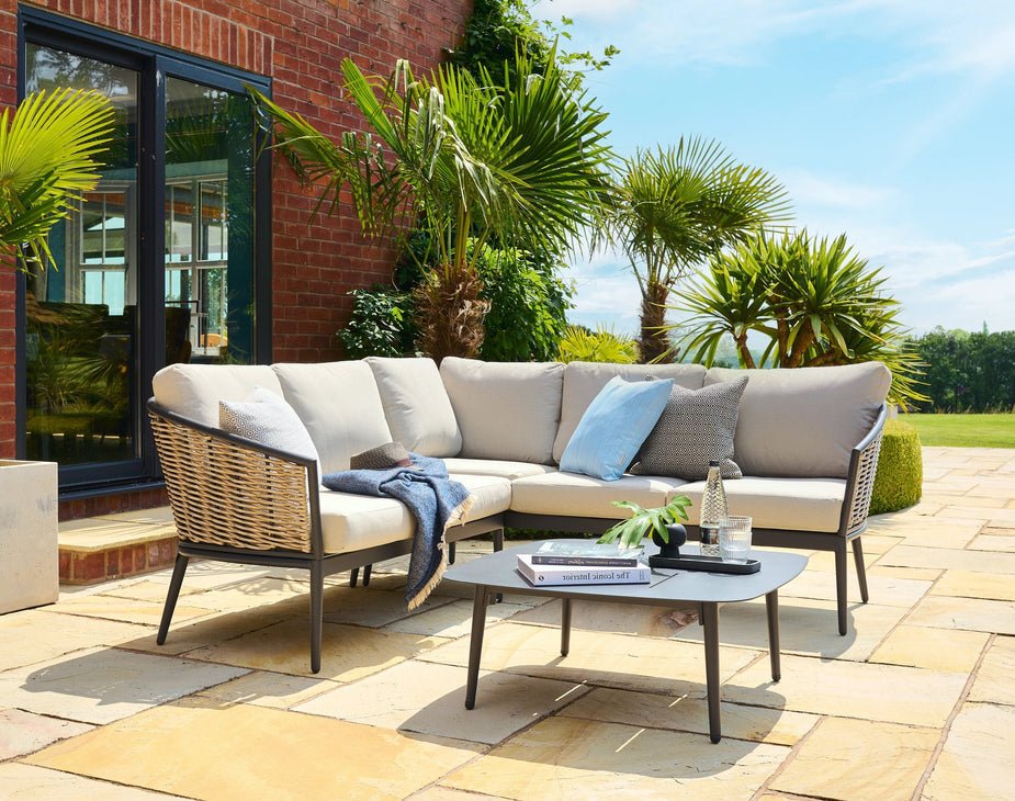 Pavilion Corner Lounge Set - Cedar Nursery - Plants and Outdoor Living