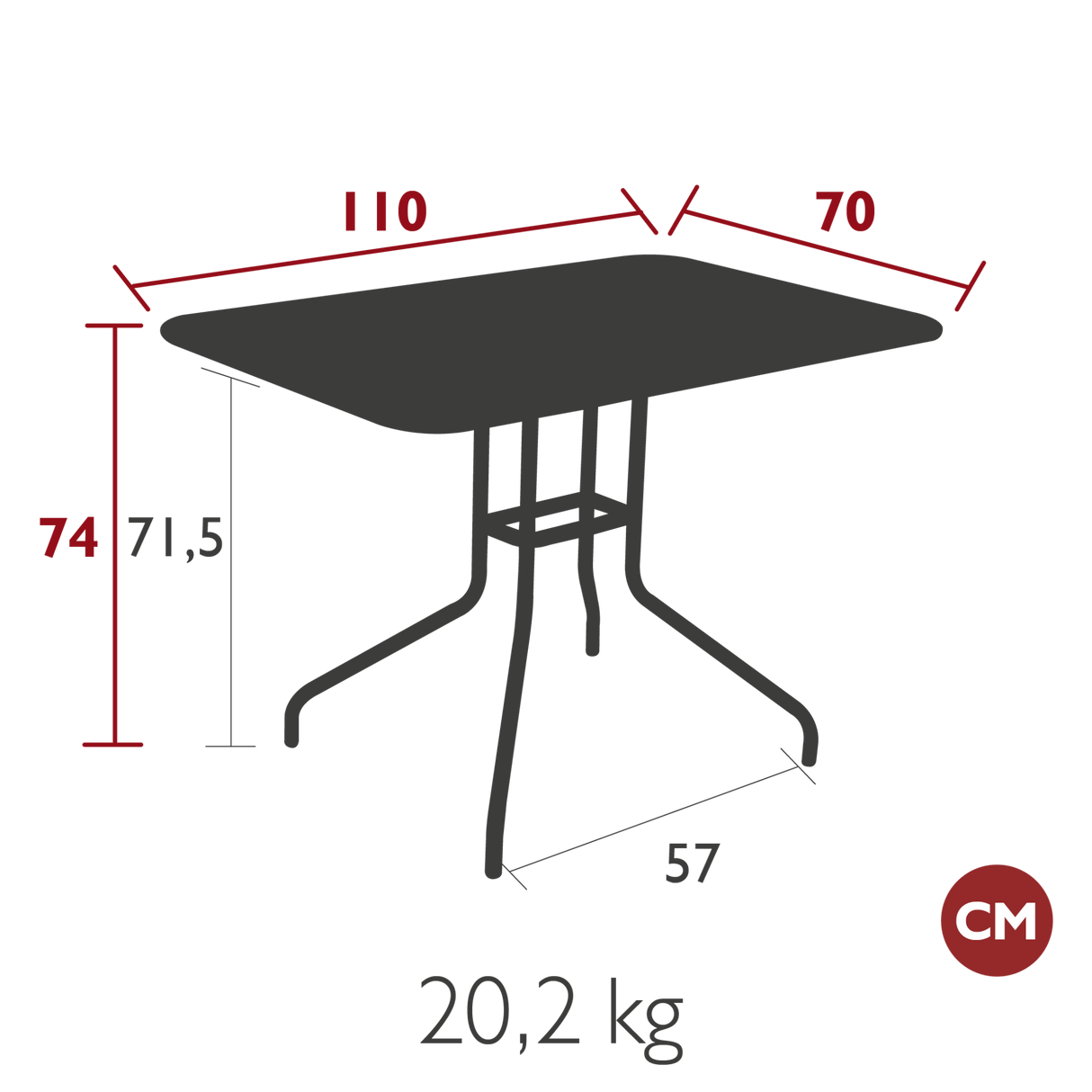 Petale Table - Cedar Nursery - Plants and Outdoor Living