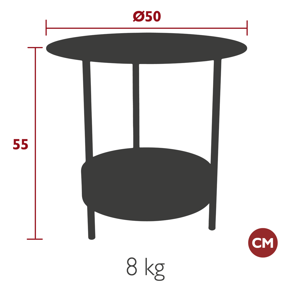 Salsa Pedestal Table - Cedar Nursery - Plants and Outdoor Living