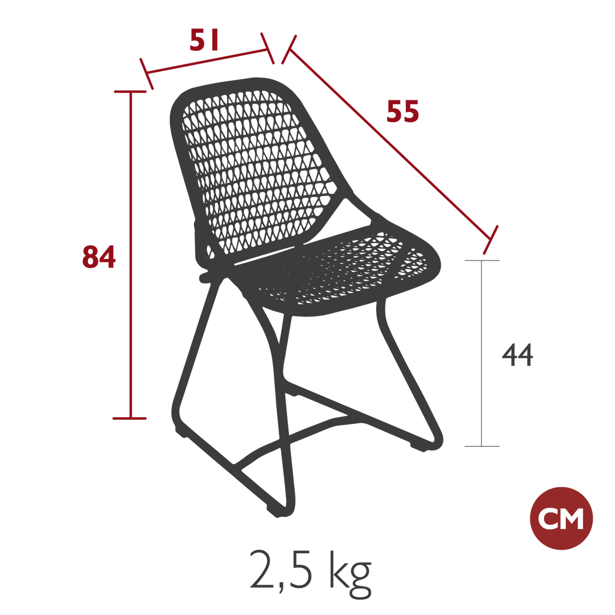 Sixties Chair - Cedar Nursery - Plants and Outdoor Living