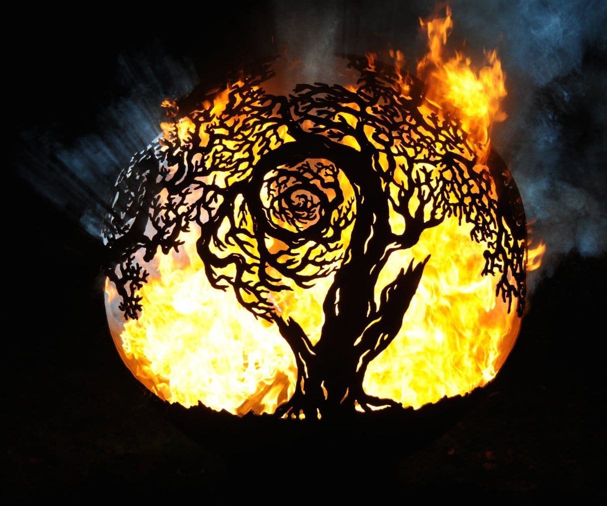 Twisted Tree Sphere Firepit - Cedar Nursery - Plants and Outdoor Living