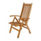 Ascot Teak Highback Recliner Chair - Cedar Nursery - Plants and Outdoor Living