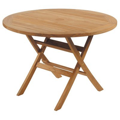 Ascot Teak Round Dining Table - Cedar Nursery - Plants and Outdoor Living