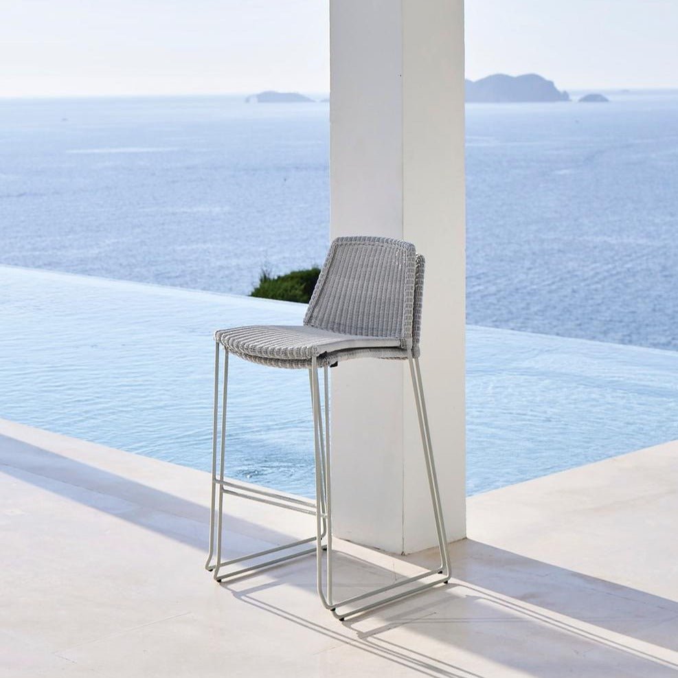 Breeze Bar Chair, Stackable - Cedar Nursery - Plants and Outdoor Living