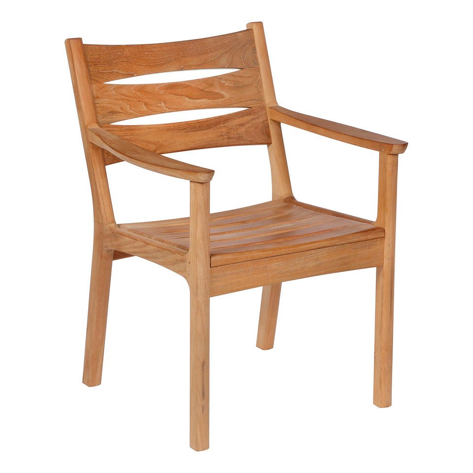 Ex-Display Monterey Teak Dining Armchair - Cedar Nursery - Plants and Outdoor Living