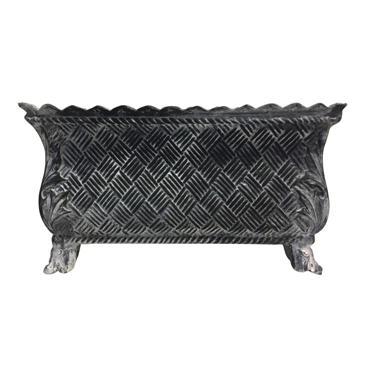 Fibreglass Basketweave Planter - Cedar Nursery - Plants and Outdoor Living