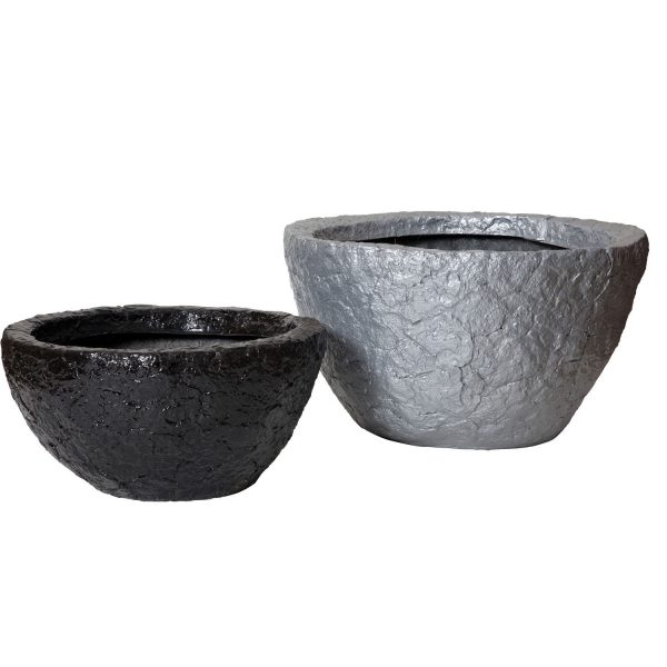 Fibreglass Lava Bowl Planter - Cedar Nursery - Plants and Outdoor Living