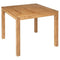 Linear Teak Square Dining Table - Cedar Nursery - Plants and Outdoor Living