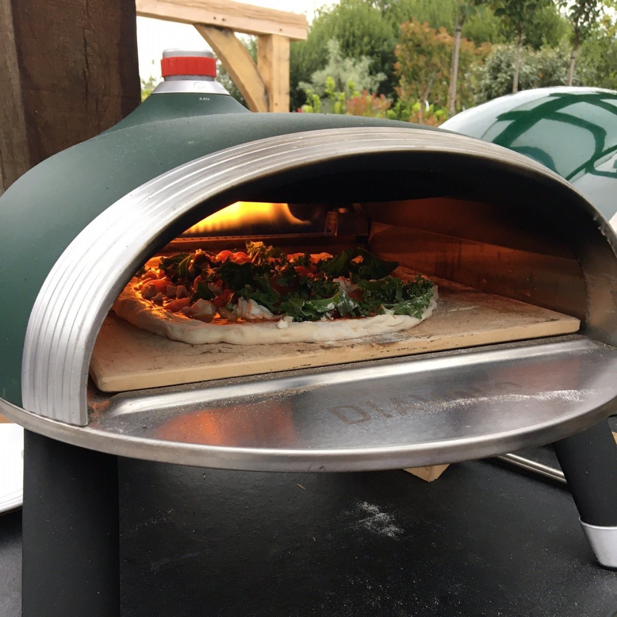 Oak and Corten Steel Garden Snug - Cedar Nursery - Plants and Outdoor Living