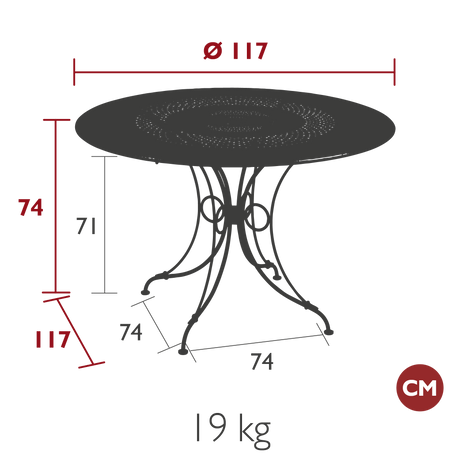1900 Table
