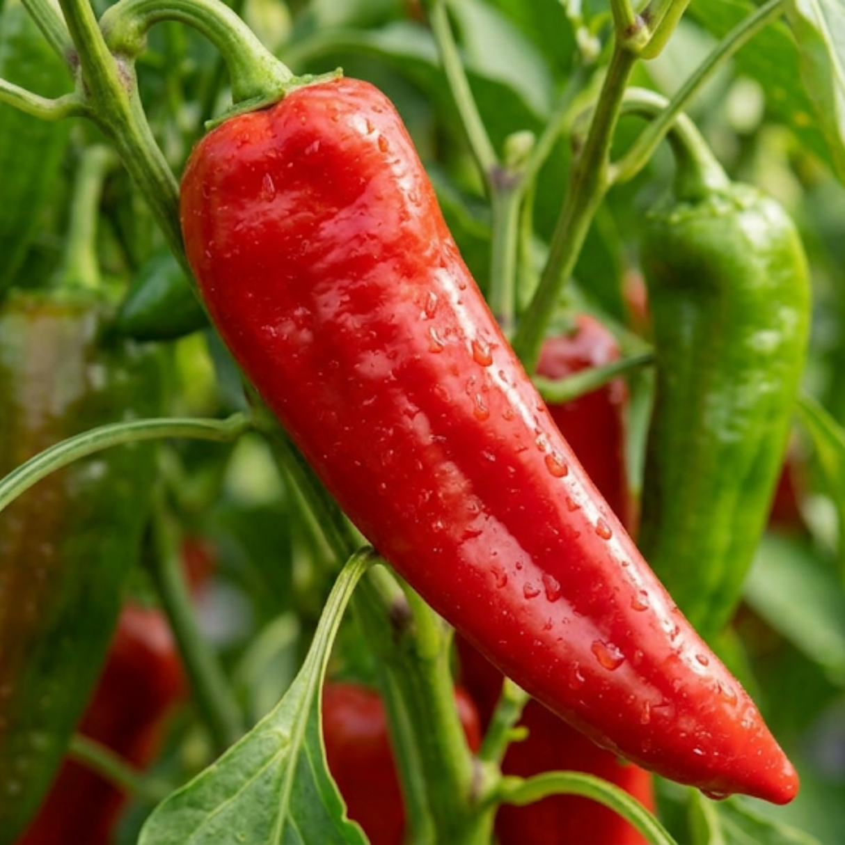 Sweet Pepper 'Thor' F1 live garden-ready plant supplied in a 2Ltr root ball at Cedar Nursery.