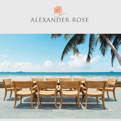 Alexander Rose Timber Garden Furniture - available online from Cedar Nursery, Surrey