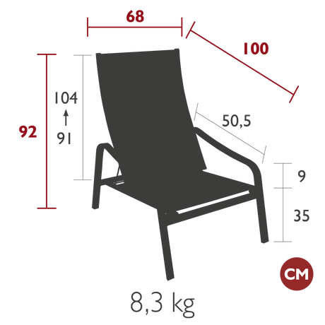 Alize Low Armchair