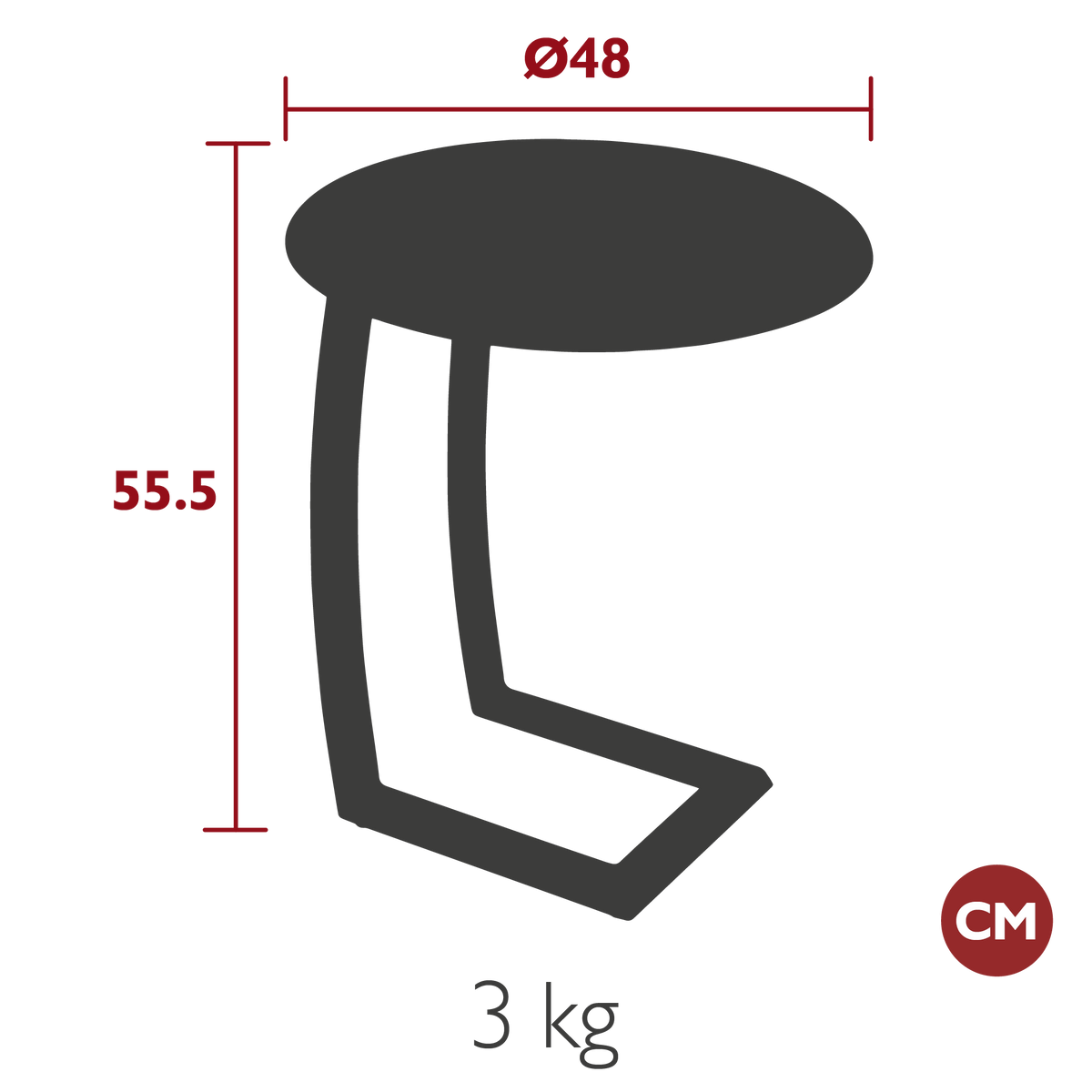Alize Offset Low Table