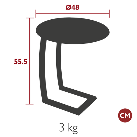 Alize Offset Low Table