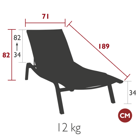 Alize XS Sunlounger