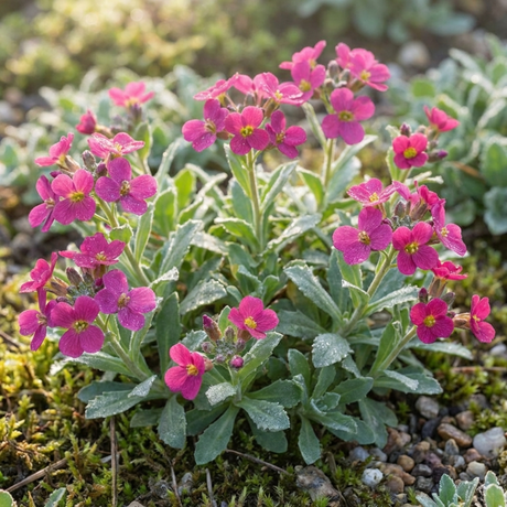 Arabis alpina 'Aubris Deep Rose' from Cedar Nursery, Cobham