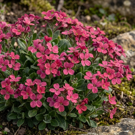 Arabis alpina subsp. caucasica 'Barranca Deep Rose' from Cedar Nursery, Cobham