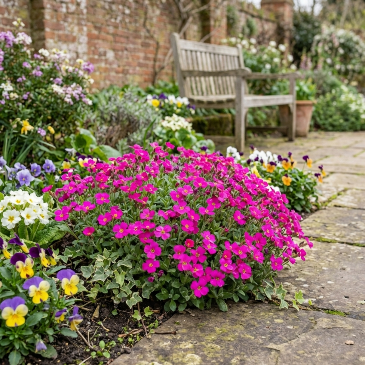 Aubrieta 'Florado Neon Pink' from Cedar Nursery, Cobham