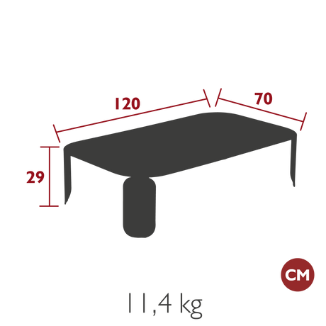 Bebop Low Rectangular Table