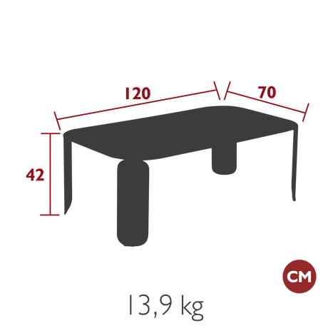 Bebop Low Rectangular Table