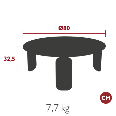 Bebop Low Round Table