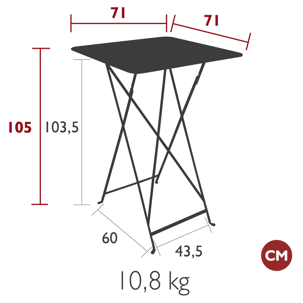 Bistro Bar Table