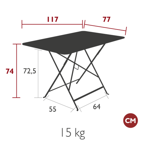 Bistro Rectangular Table