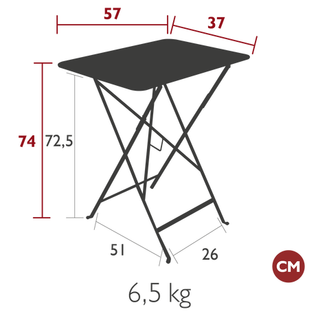 Bistro Rectangular Table